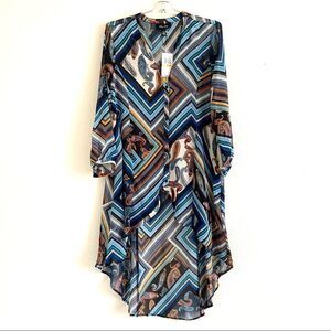 MELISSA PAIGE ASYMMETRIC/HEM/LONG/TUNIC/TOP/ DRESS